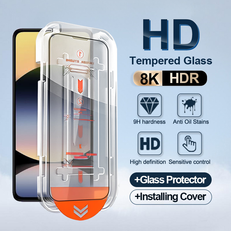 Redmiหมายเหตุ15กระจกนิรภัยเต็มรูปแบบสําหรับXiaomi Redmiหมายเหตุ10 11 15 14 13 12 Pro Plus 5G 4G One Clickฝุ่นฟรีHDป้องกันหน้าจอฟิล์มแก้ว