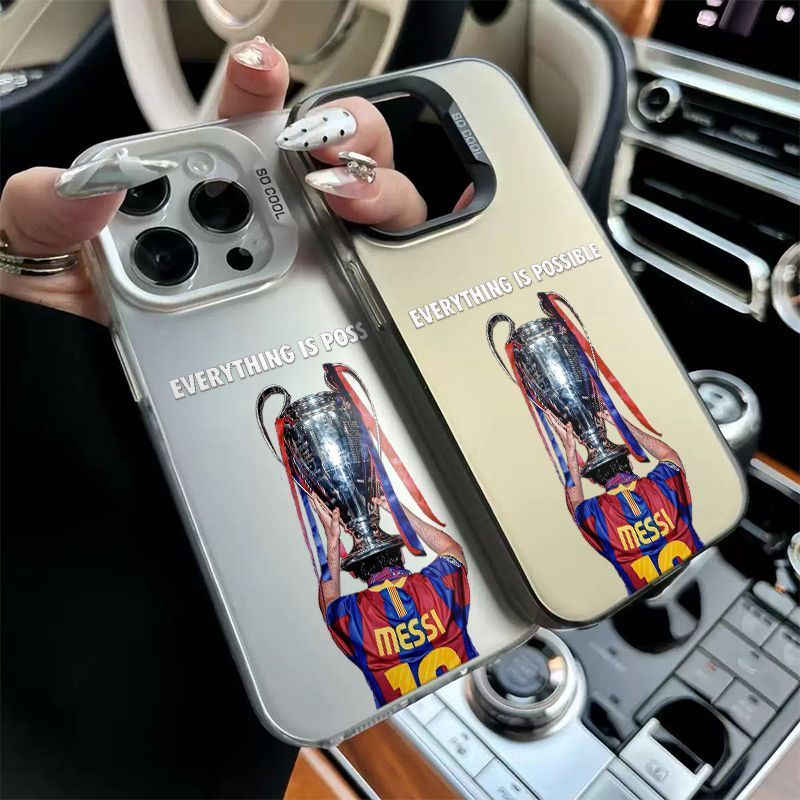 Victory Football Trophyเคสโทรศัพท์อินเทรนด์เข้ากันได้กับiPhone 16Plus 14Plus 13ProMax 15Pro Creative