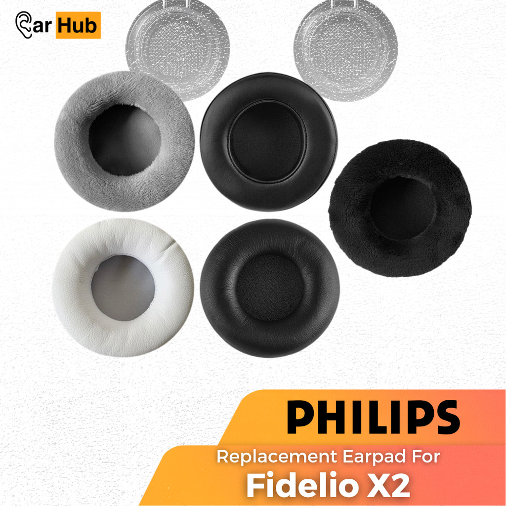 Earpad Earcup แผ่นรองหูฟัง Philips Fidelio X2HR X2-HR X2 HR เบาะโฟม