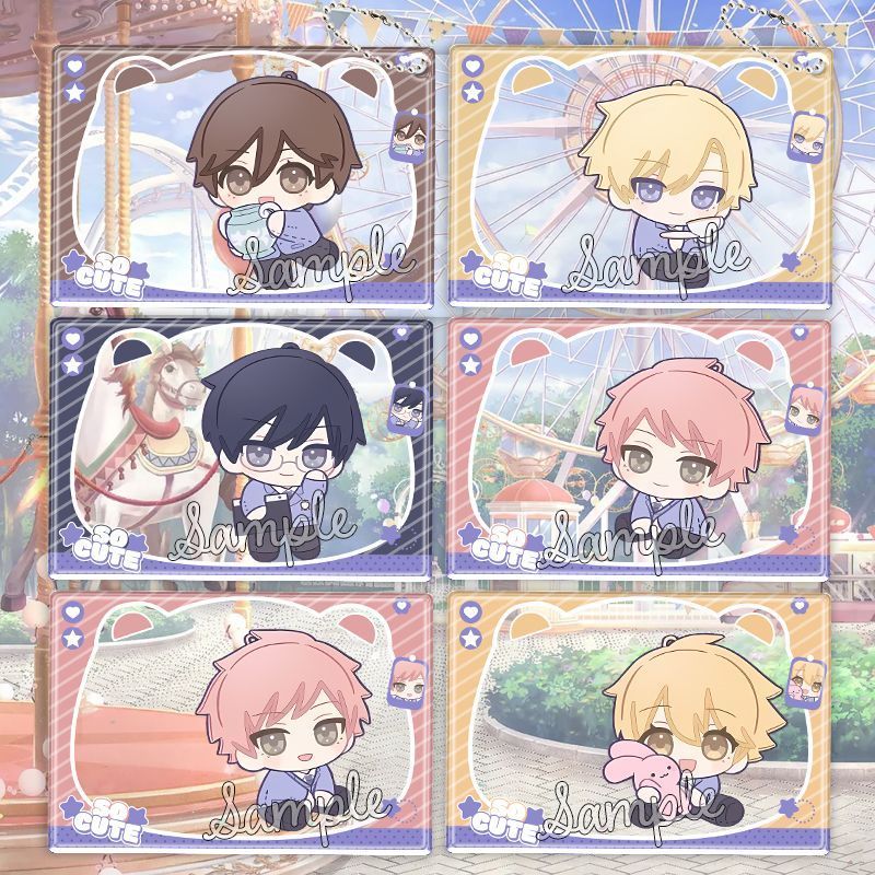 Haruhi Fujioka Kyoya Ootori Tomka อะนิเมะ KeyChain Tamaki Suoh ผู้ชาย Key Chain สําหรับผู้หญิงการ์ตู