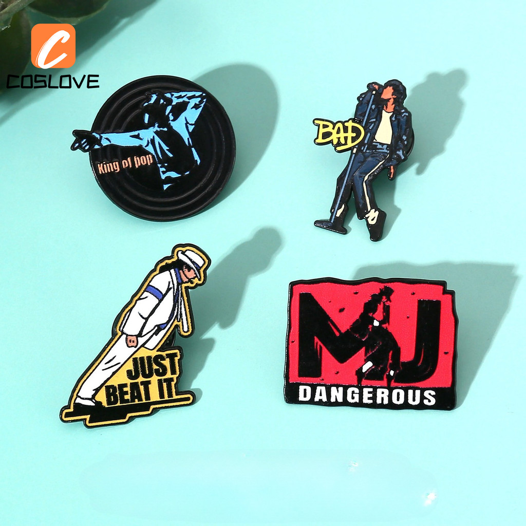 Micheal Jackson Badge Bag กระเป๋าเข็มกลัดแบบคลาสสิก ดีไซน์จากลายเพลง Beat It