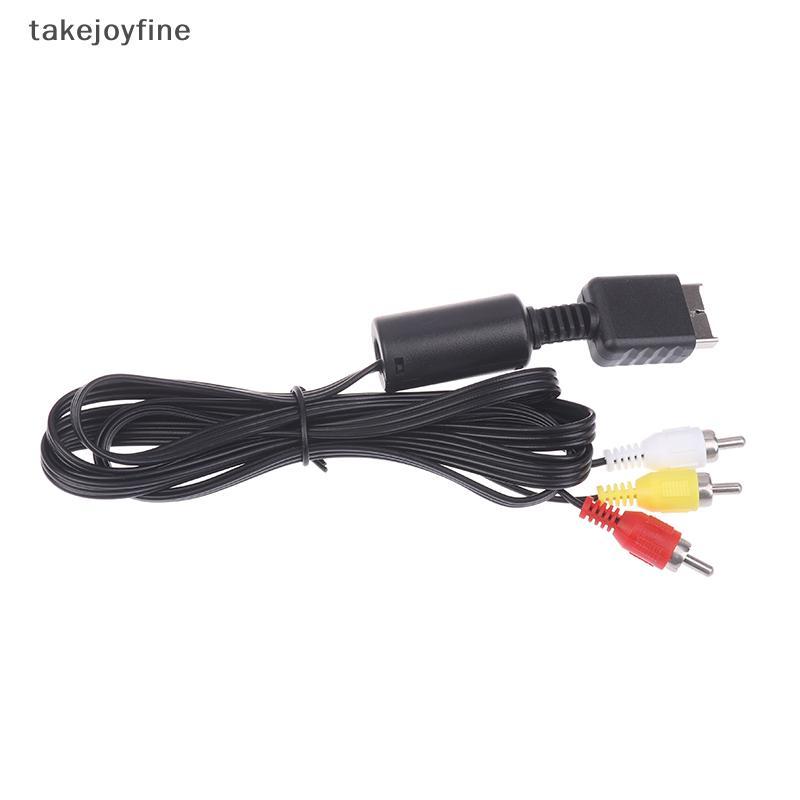 TFTH 1/2/3 ชิ้นสาย AV สําหรับ PS3 PS2 PS1 คอนโซลวิดีโอขยายสายเครื่องเล่นเกมเป็น LCD Monitor TV RCA W