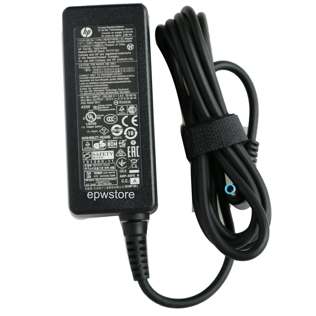 19.5V 2.31A 45W AC Adapter Charger สําหรับ HP NOTEBOOK 15-AY001CY 15-AY002CY