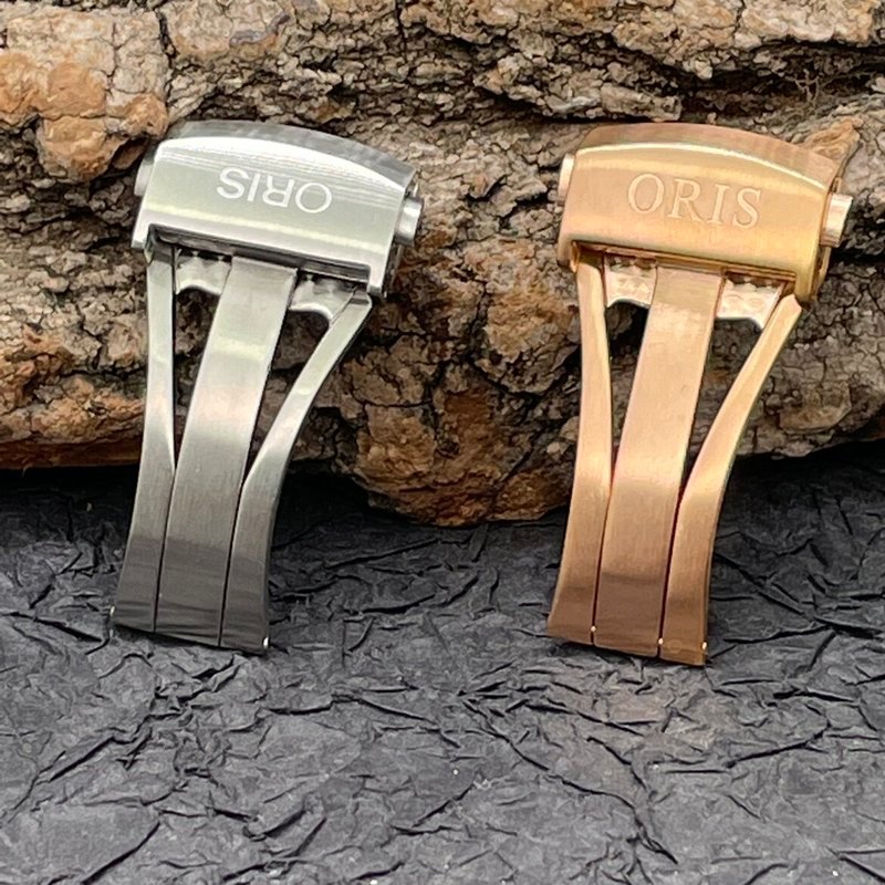 เหมาะสําหรับ ORIS ORIS Clasp นาฬิกาสายหนัง Clasp Solid สแตนเลส Clasp อุปกรณ์เสริม