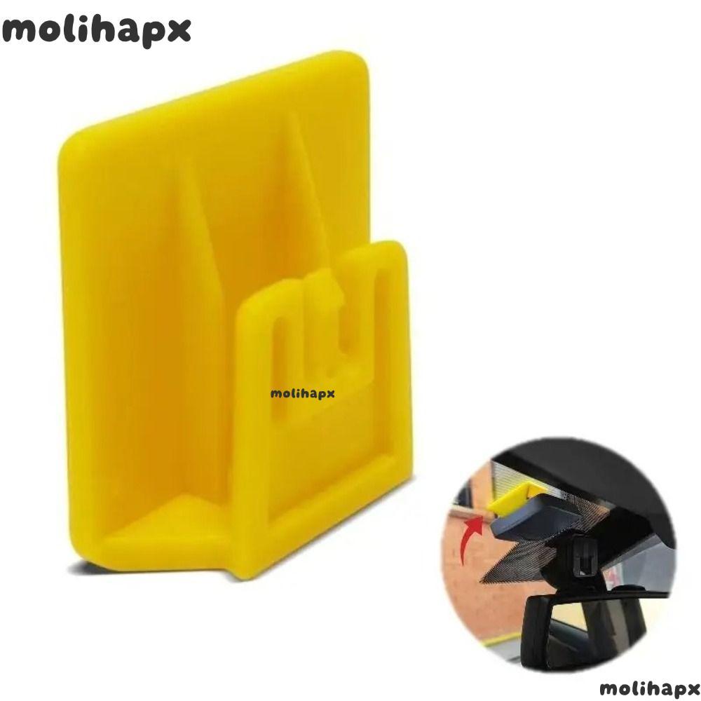 MOLIH EZ Pass Holder,ที่ถอดออกได้ทนทานอิเล็กทรอนิกส์ Toll Pass Clip,ติดตั้งง่ายพิมพ์Universal Transp