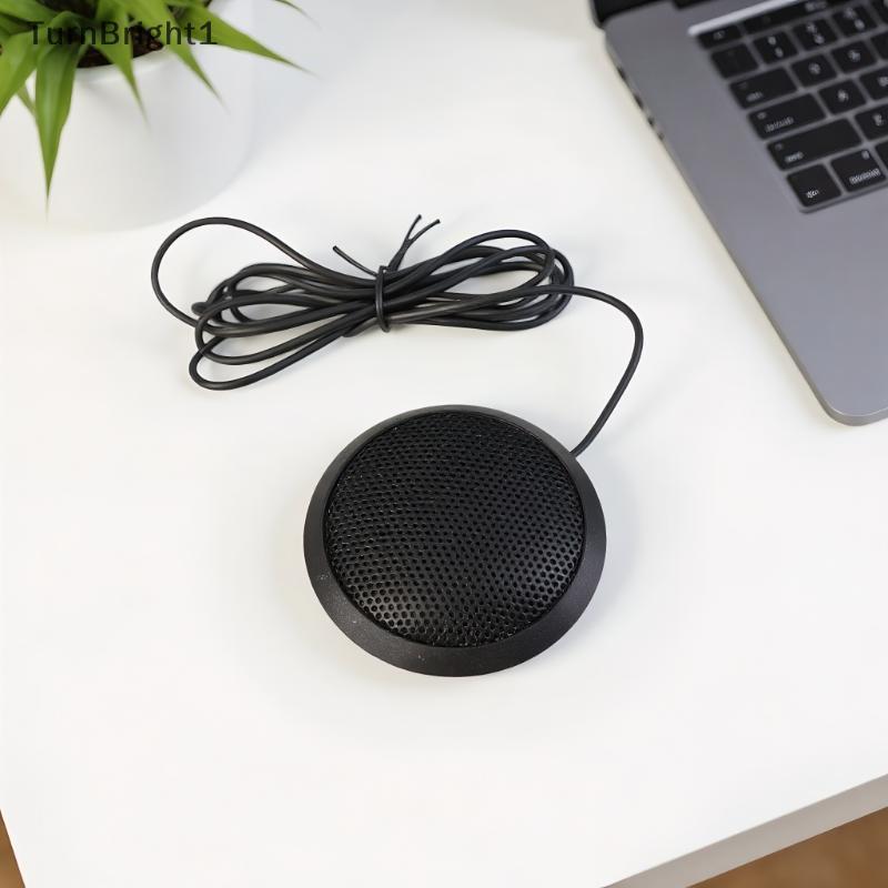 [TurnBright] USB/3.5mm Conference Microphone Plug&Play 360° Omnidirectional Desktopputer Mic Forputer Desktop Laptop (*^▽^*)