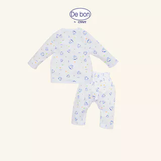DE BON ชุดกระดุม แขนยาว 3เดือน-2ปี ช้างน้อย 2สีEI1AZ6