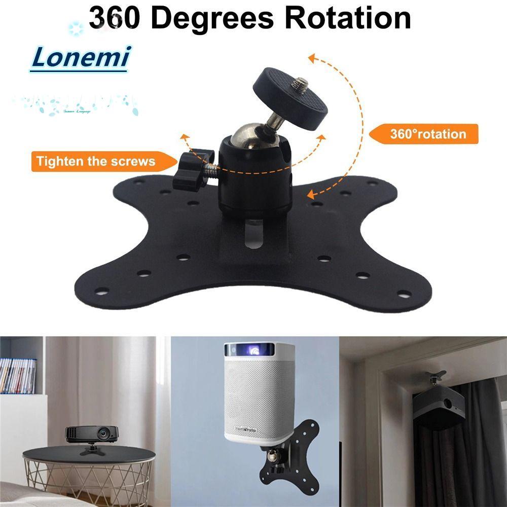 เลเซอร์ติดผนังเพดาน โลมา 360° Rotation Universal Mounted Projector Bracket, Wall-Mounted Mini พร้อมส