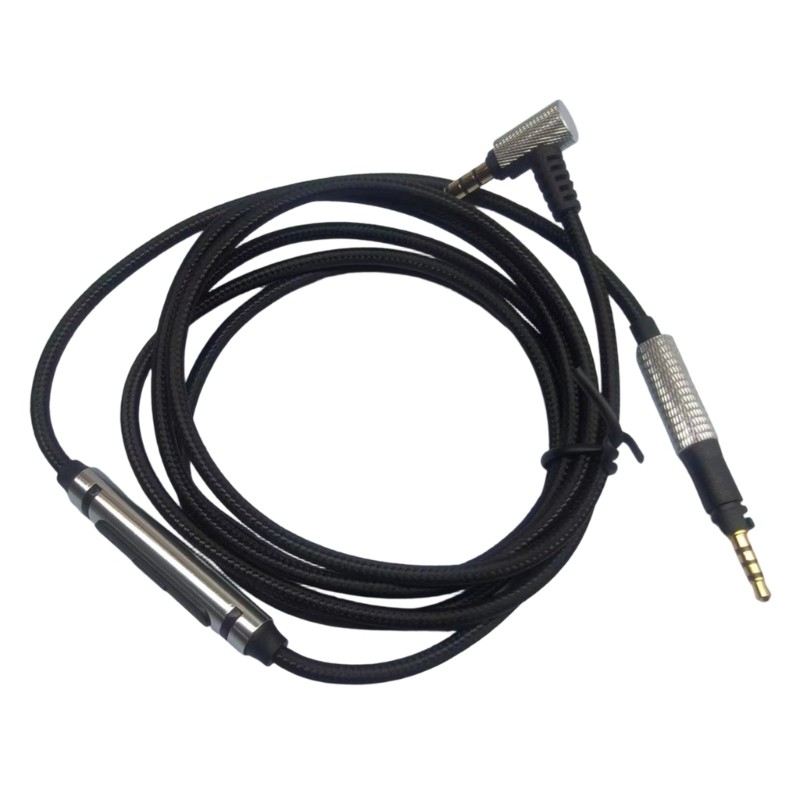 QJ สายถักหูฟังเปลี่ยนสายพร้อมไมโครโฟนและรีโมทสําหรับ K450 K450 Q460 Q480K451 รุ่น
