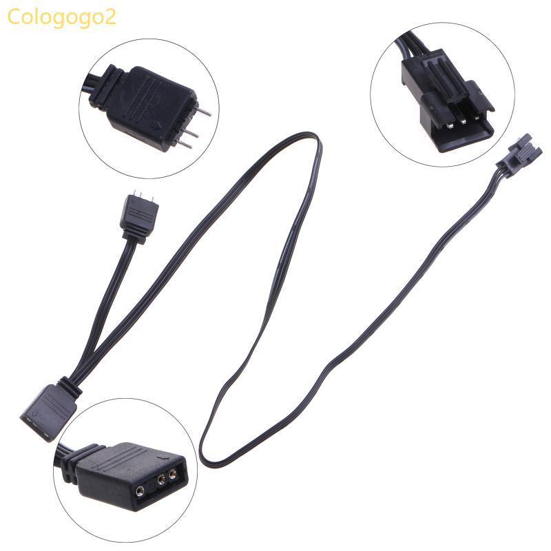 Cologogo2 5V 3PIN ARGB สายแปลงสายเชื่อมต่อสําหรับเมนบอร์ด AURA MSI
