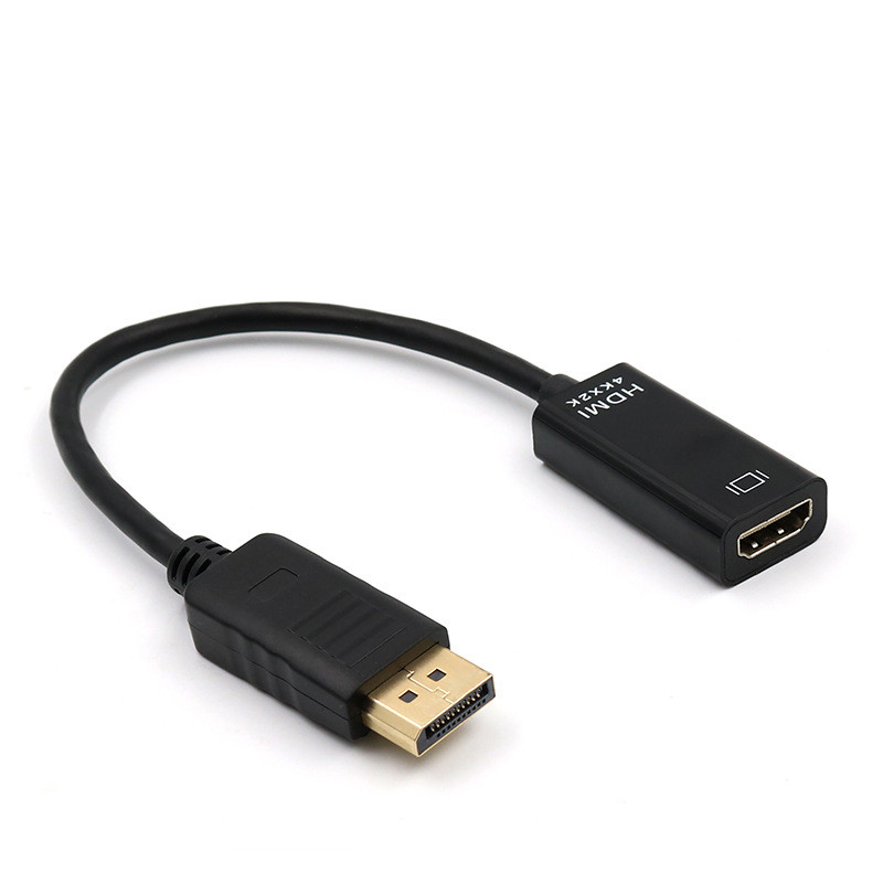 4k2k DP to HDMI Conversion Cable Small Case Large DP to hdmi Cable HD Video Conversion Adapter