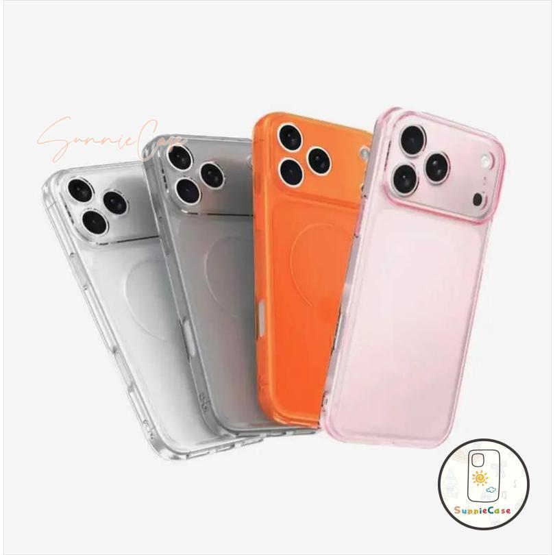 เคสไอโฟน15 สำหรับ IPhone 12 16 13 17 11 15 14 Pro Max 15 16 17 Pro 14 15 16 Plus พื้นผิวเรียบ โปร่งใส ทนแรงกระแทก นุ่ม