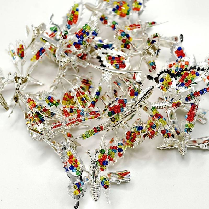 Three-Dimensional Moving Butterfly Car Decoration Car Interior Decoration Dashboard Creative Ornamen