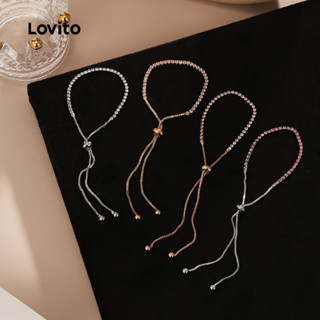 Lovito สร้อยข้อมือคลาสสิกและเหนือกาลเวลา LCS31A338