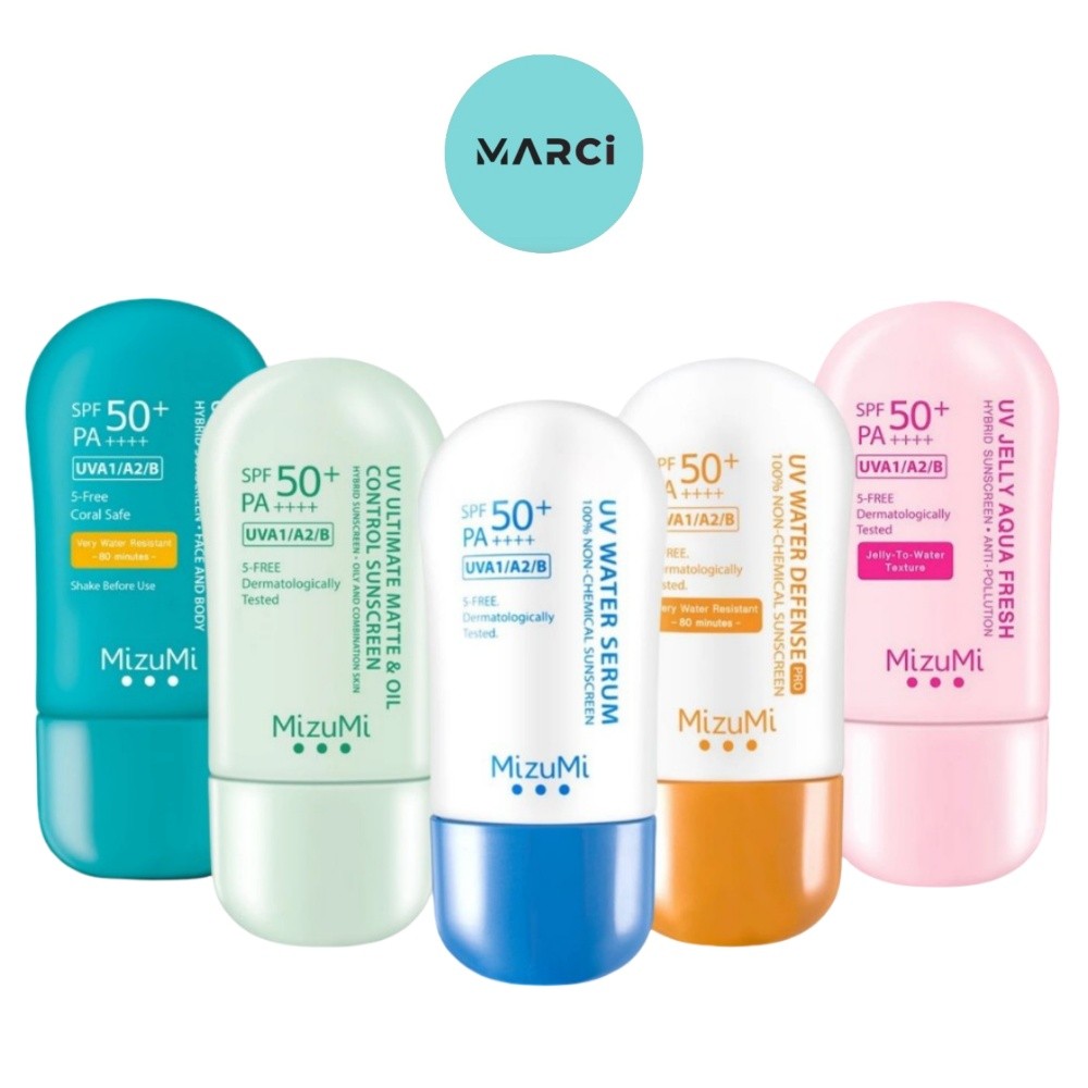 [1 หลอด] MizuMi UV Water Serum / Defense Pro / Sport / Jelly Aqua / Matte & Oil มิซูมิ ครีมกันแดด [40 กรัม/หลอด]