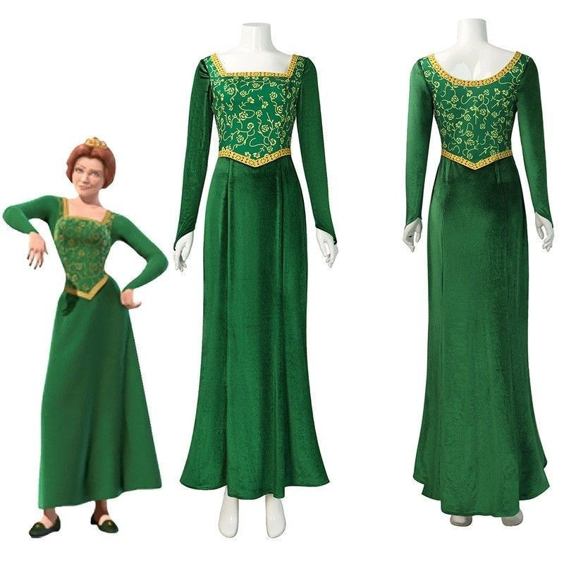 ชุดคอสเพลย์เจ้าหญิง Fiona จากเรื่อง Shrek พร้อมกระโปรงยาว