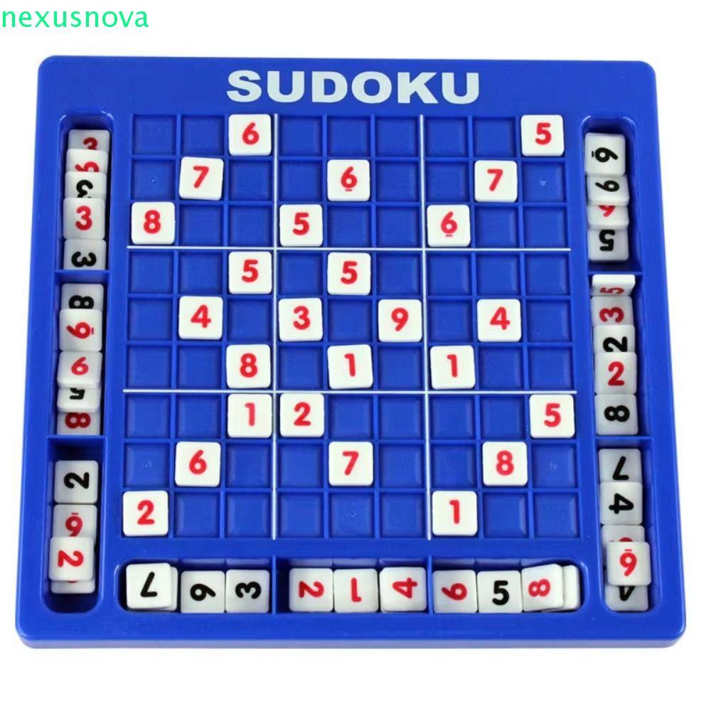 NEXUSNOVA 1 ชุด Sudoku Crosswords ของเล่น, เก้าตาราง Early Education Sudoku ปริศนาของเล่น,คณิตศาสตร์