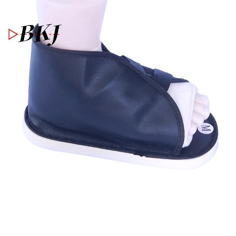 [BKJ] Anti Slip Flat Cast Walking Boot Shoe Breathable Foot Protection Broken Recovery Foot Drop Bra