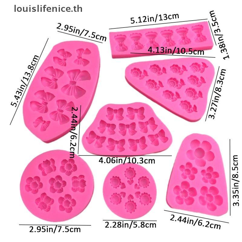 LNTH แม่พิมพ์ซิลิโคนผึ้งดอกไม้สําหรับคัพเค้กเค้กช็อกโกแลต Candy HOT - รูปที่ 3