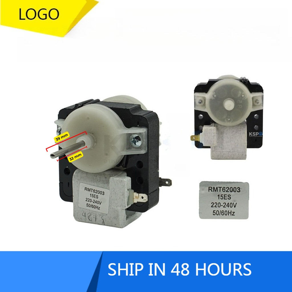 มอเตอร์พัดลมตู้เย็นตู้เย็น/ตู้แช่แข็ง Toshiba Sharp รุ่น RMOTRA148CBEZ (3R00460A) 220-240V 50Hz อะไห