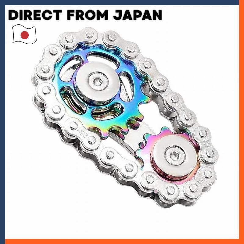 Adgadg Hand Spinner Finger Spinner Fidget Spinner Bike Chain Spinner Finger Gear Stress Relief Rotat