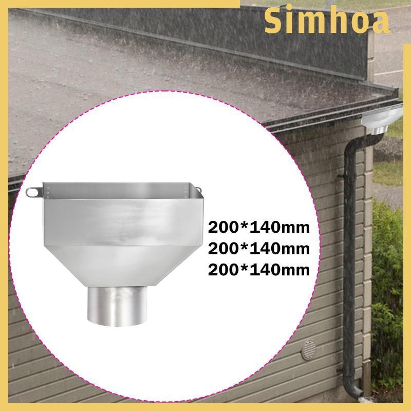 [SIMHOA] Drain Gutter Downspout Adapter ผนังอเนกประสงค์ทดแทนแบบพกพาสําหรับท่อระบายน้ํากลางแจ้งหลอด H