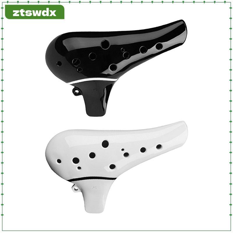 [ztswdx] Tiny Ocarina 12 Hole ขลุ่ย ABS วัสดุ C คีย์คุณภาพสูงชุด Ocarina ขนาดเล็กสําหรับคนรักดนตรี