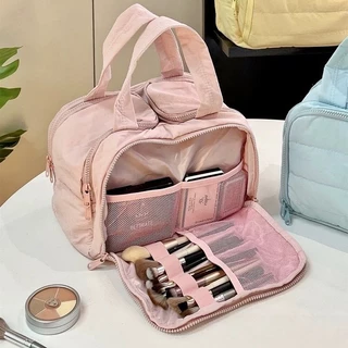 SMILO ของใช้ cosmetic bag อเนกประสงค์ กระเป๋าห้องน้ำ สำหรับผู้หญิง กันน้ำ พกพาสะดวก สำหรับผู้หญิง
