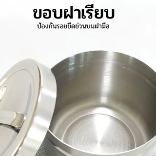 กระปุกสำลี สแตนเลส 304 พร้อมฝาปิด กล่องใส่สำลี ผ้าก๊อซ อุปกรณ์คลินิกเวชกรรม