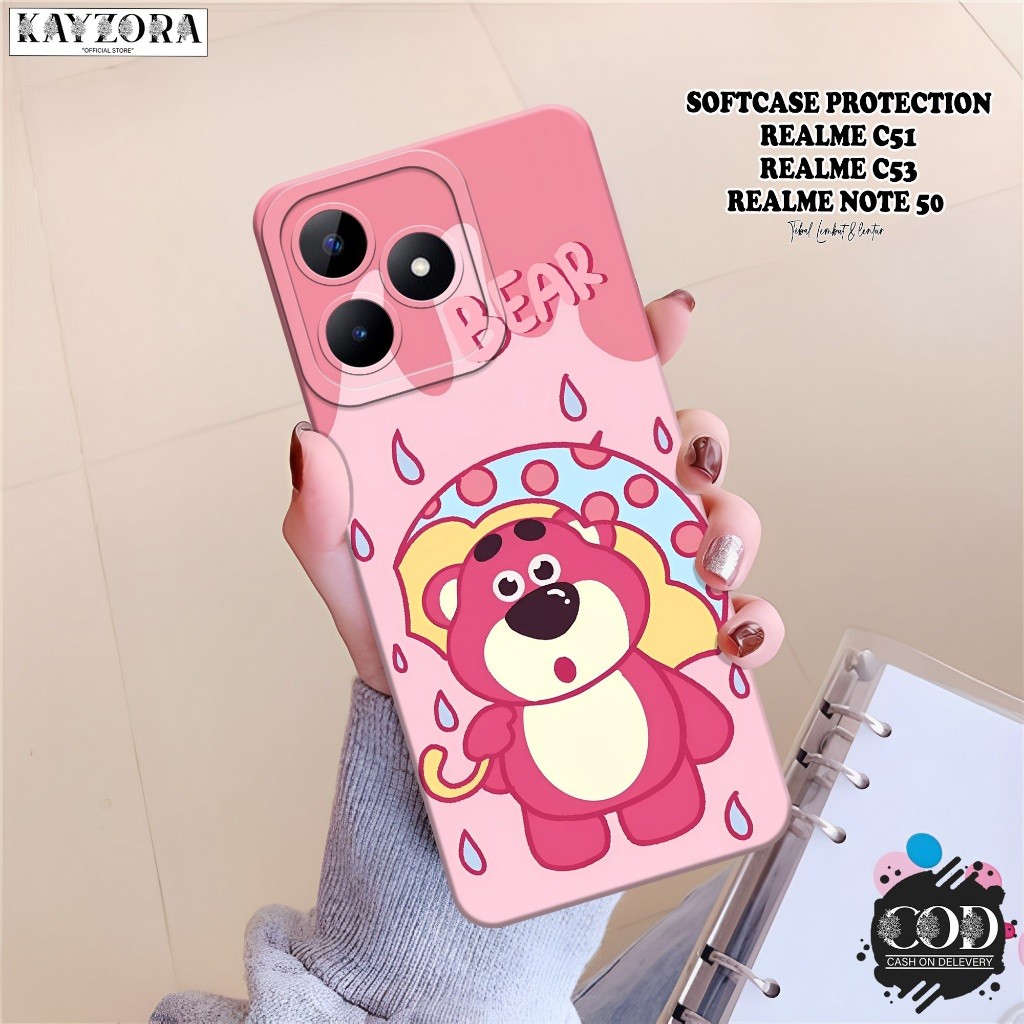 เคส HP Realme C51 / C53 / Note 50 - เคสแฟชั่นการ์ตูน - เคส Realme C51 / C53 / Note 50 Softcase - เคส
