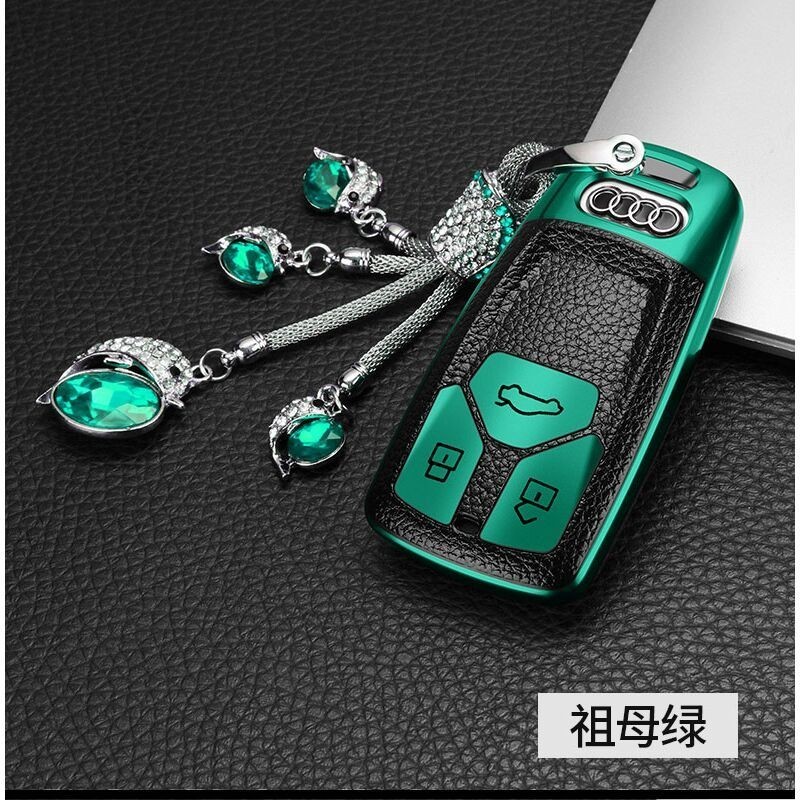 Audi A4L ฝาครอบกุญแจ 2019A5 High-End Q5L A4 RS4 เคสป้องกัน Q5 Q7 กระเป๋ากุญแจรถ 12.22