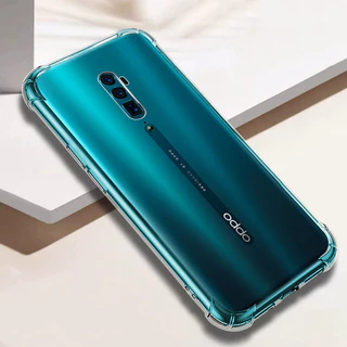 เคสโทรศัพท์สําหรับ OPPO Reno 10X ซูม 6.6 นิ้ว CPH1919 Slim โปร่งแสงซิลิโคนอ่อนนุ่ม Jelly Case พร้อมสี่มุมเสริมฝาครอบโปร่งใส