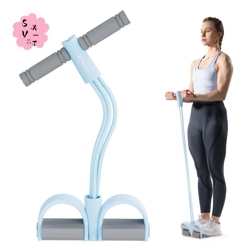 Yoga Resistance Bands 4-Tube - สำหรับการฝึกฟิตเนสและกระชับสัดส่วน