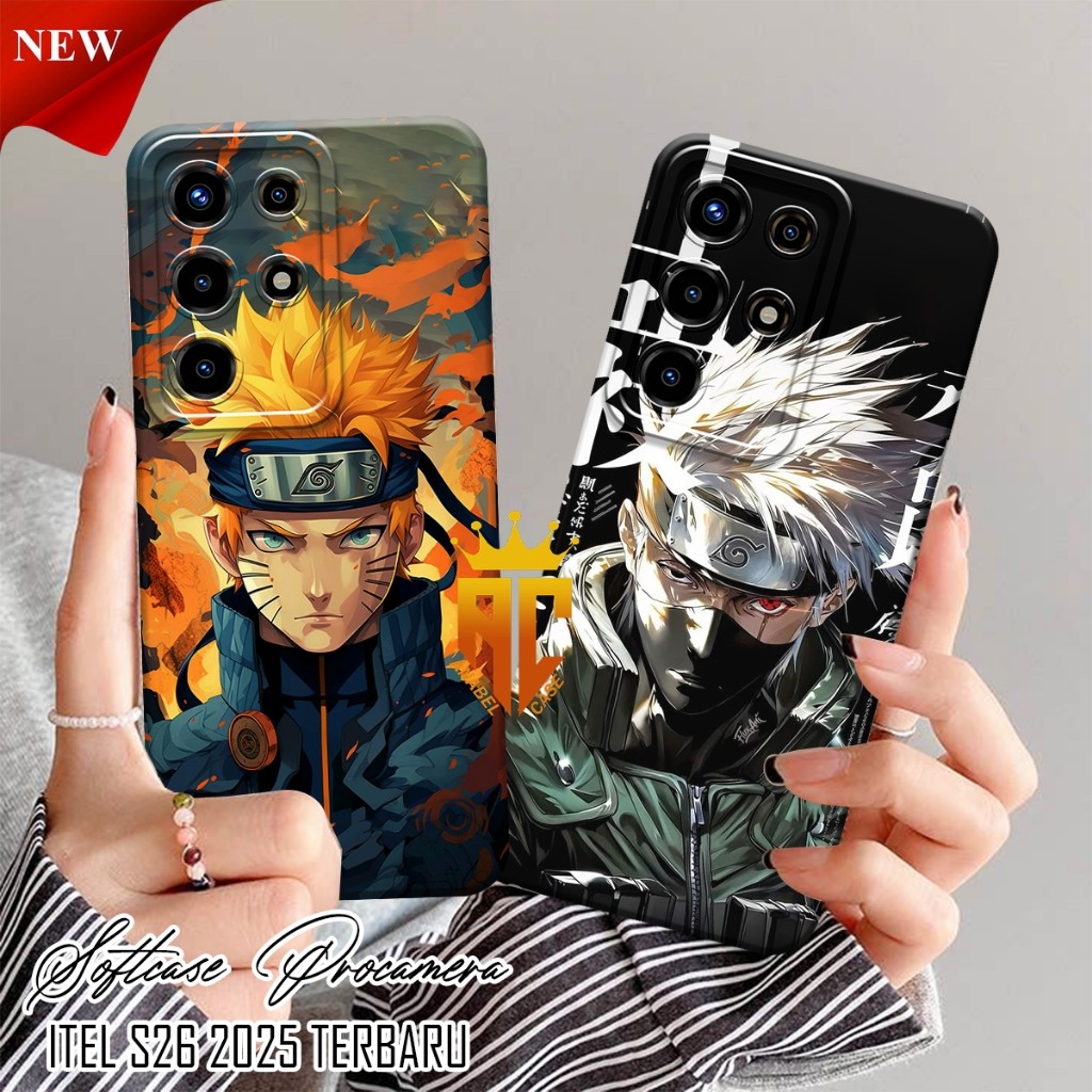ล่าสุด Itel S26 Ultra Softcase - Itel S25 Ultra แฟชั่นกรณีอะนิเมะ Naruto Kakashi ล่าสุดอินเทรนด์ [CI