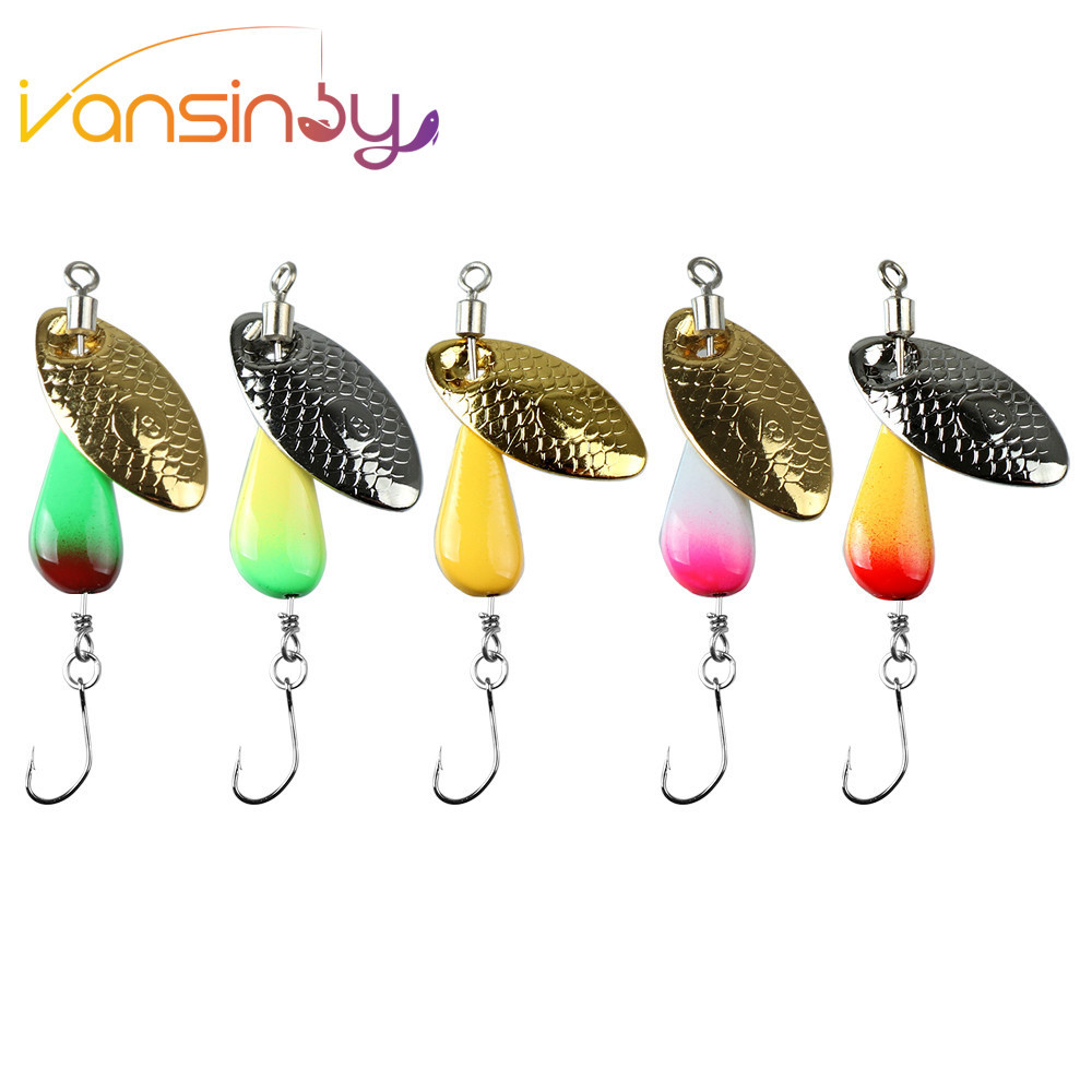 เลื่อมช้อนเหยื่อตกปลาระบบ-spinner สำหรับปลาเบสและซันฟิช