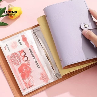 สมุดออมเงิน ใส่ได้ 100 แผ่น สมุดโน๊ตสมุดบัญชี ท้าทายออมเงิน Savings Book สมุดบันทึกการออม