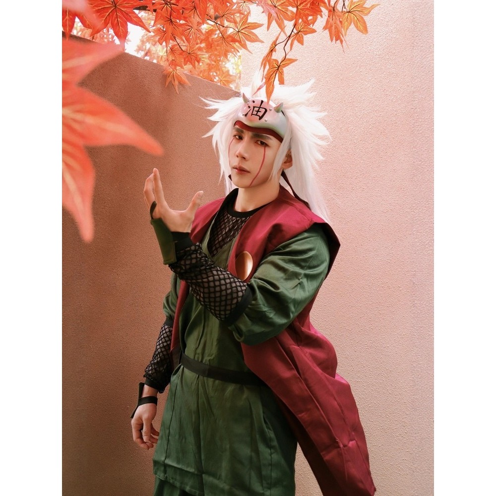อะนิเมะนินจาคอสเพลย์ชุด Jiraiya cos เสื้อผ้า Jiraiya cos เสื้อผ้า Jiraiya cos Jiraiya cos Jiraiya วิ