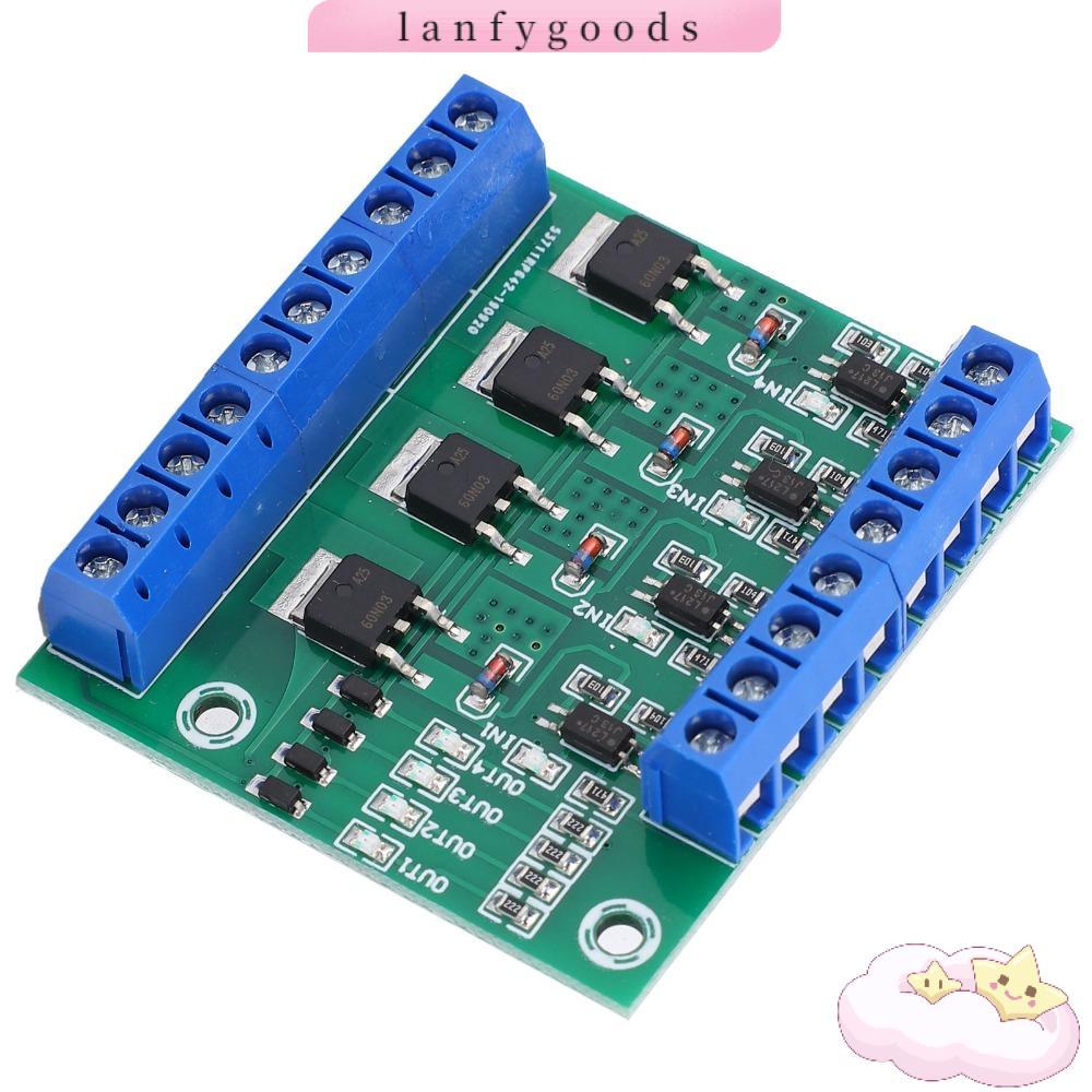 LANFYGOODS 4‐Way MOS Tube Module, PWM 3-20V YYNMOS-4 Field Effect Tube Module, Electronic Circuit 0~