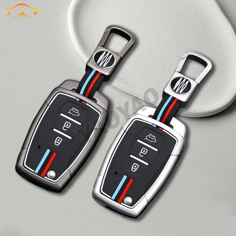 สังกะสีอัลลอยด์กุญแจรถสําหรับ SsangYong Kyron 2 Sanka Actyon Korando Tivoli Key ป้องกันอุปกรณ์เสริม