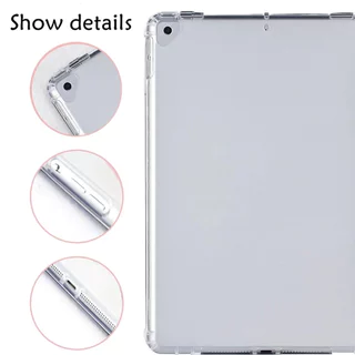 เคสฝาพับ หลังใส ​เคส สำหรับ Samsung Tab A11 A8 A9+ S7 S8 S9 FE Tab S6 lite Tab A7 lite มีช่องปากกา กันกระแทก Smart Case