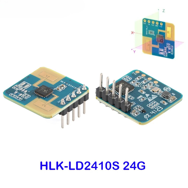 HLK-LD2410S 24G mmWave FMCW มิลลิเมตร MM Wave 8M Human Presence Status Radar Sensor Motion Detection