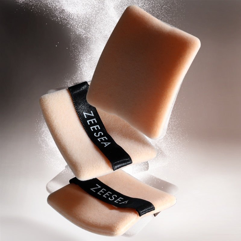 พับแต่งหน้า พัฟแต่งหน้า ZEESEA ZEESEA พัฟ Flocking อียิปต์ 2 ชิ้น