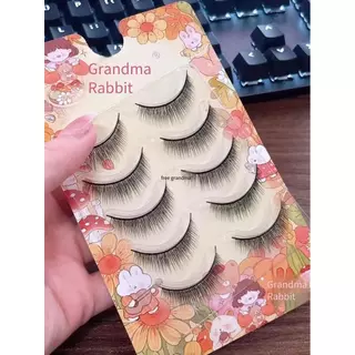Hard Stem Baby ตรงขนตาปลอมผู้ใหญ่ชาย cos ธรรมชาติ Mom Raw Double Eyelid สามเณรกระต่าย Granny 233 แฟชั่นที่สมจริง Face Repair สาว