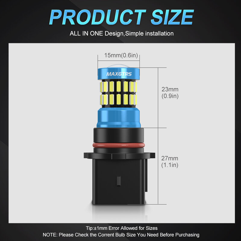 MAXGTRS ไฟวิ่งกลางวัน SH23W 2X P13W PSX26W 3030 Led DRL รถหมอกไฟ Canbus สําหรับ Audi 2008-2012 Q5 A4