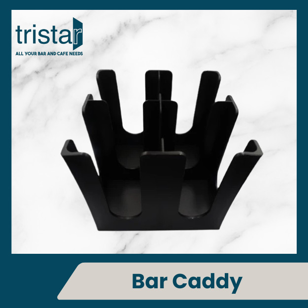 Bar Caddy PP Holder 4 ช่อง HJ04 – Bar & Coffee Station Organizer
