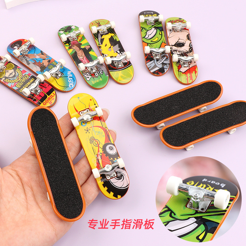 Finger Skateboard tech deck Premium Alloy & Plastic Mini Finger Skateboard Toy for Boys - Creative S