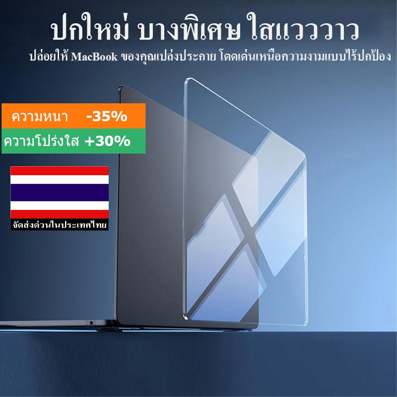 Ultra Slim คริสตัลสําหรับ Macbook Neo 13 A3404 Air M4 M1 M2 M3 13 15 นิ้ว A3113 A3114 Pro 13 14 16 นิ้ว A2992 A2991 Retina 13 ฝาครอบ protector