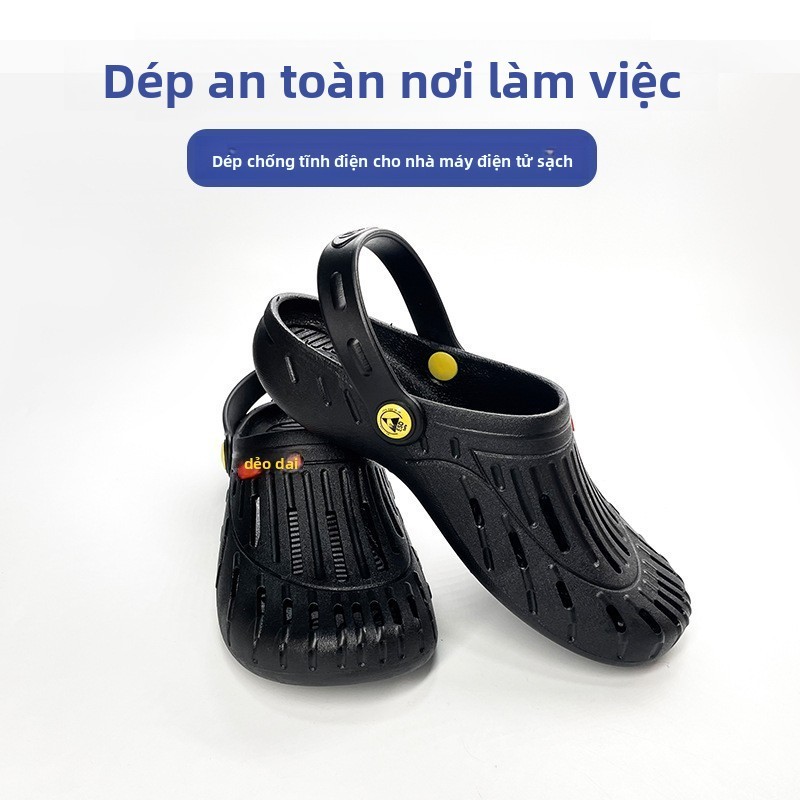 Anti-Static Toe Safety Sandals/ทําความสะอาดการประชุมเชิงปฏิบัติการอิเล็กทรอนิกส์และสถานีก๊าซ/ช่างไฟฟ