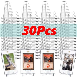5/10/20/30ชิ้นอะคริลิคไอดอลการ์ดเกมยืนแสดง-โปร่งใสสามเหลี่ยม…