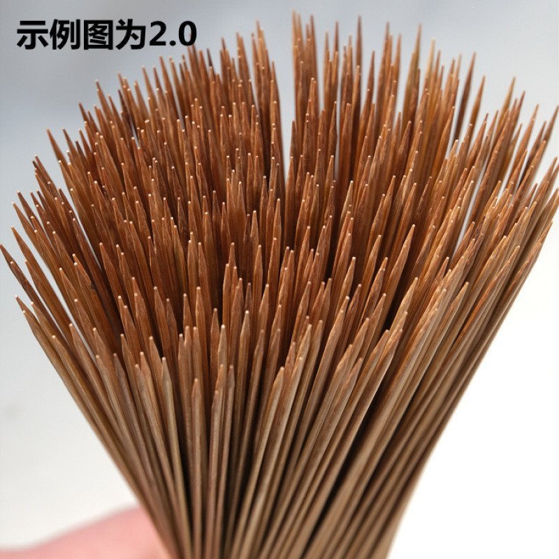 Carbonized ขายส่งขัดน้ําตาลภาพวาดถ่านย่างไม้ไผ่ Sticks บาร์บีคิว Extra Hard หม้อเย็นทั้งกล่องแปรง St